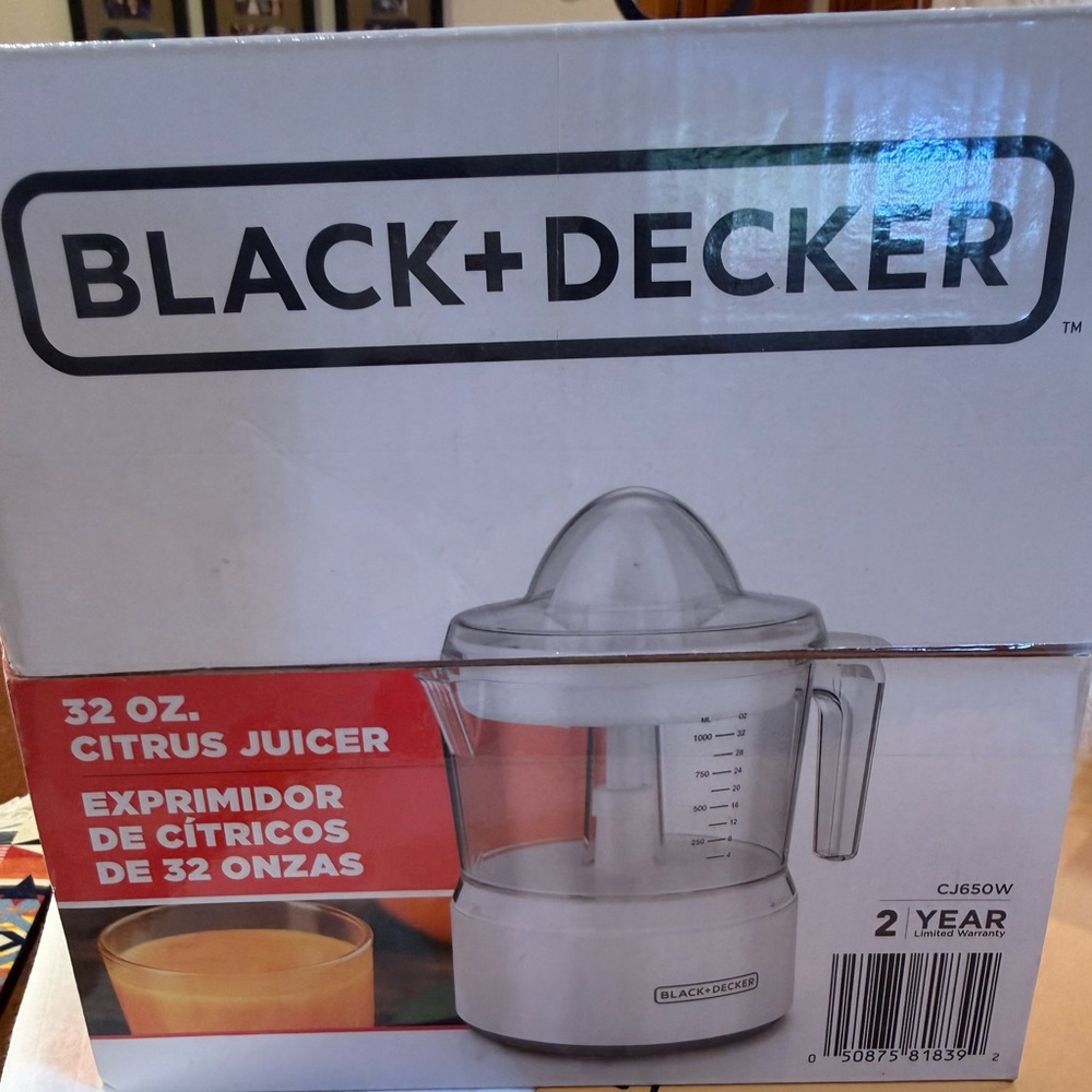 Black & Decker 32 oz. Citrus Juicer New in Box - Picture 2 of 5